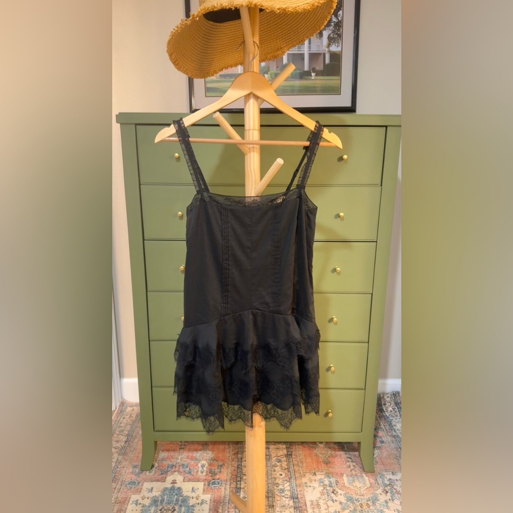 Reformation Cleodora Dress In Black, brand new without tags, never worn. - Picture 5 of 15